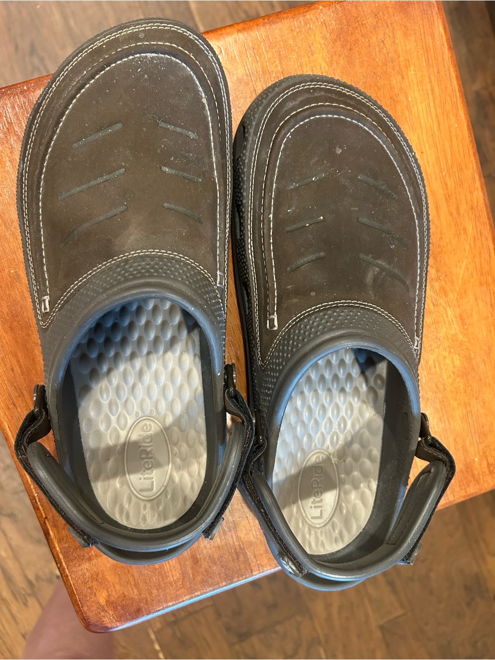 CROCS Men’s Brown Slip-On Clog with Adjustable Heel Strap